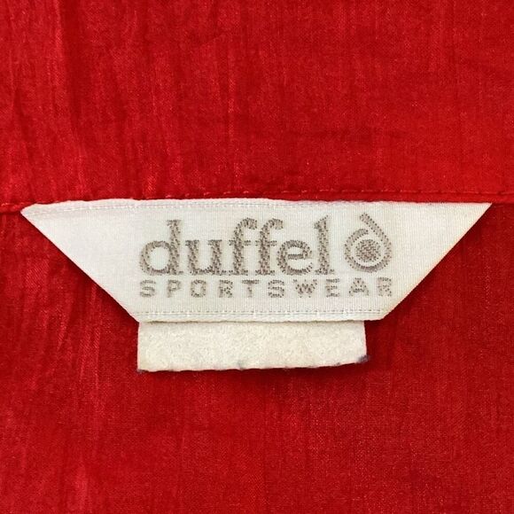 Vintage Duffel Sportswear Retro Zip Windbreaker Jacket Women’s Medium - Picture 8 of 9